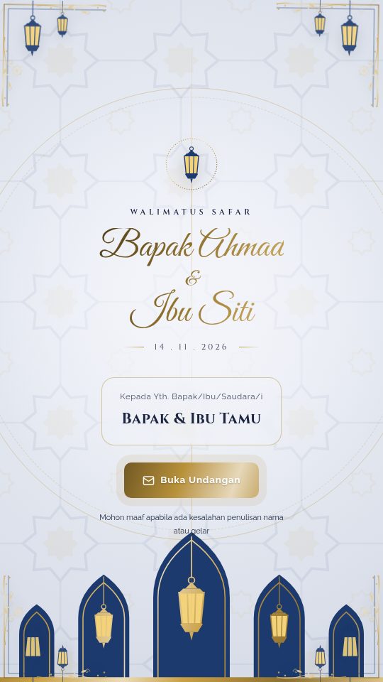 Majelis Arabesque Biru