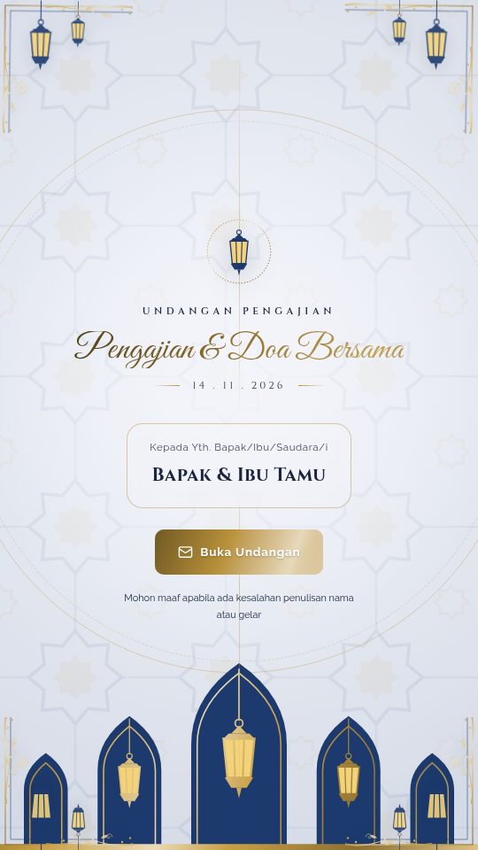 Majelis Arabesque Biru